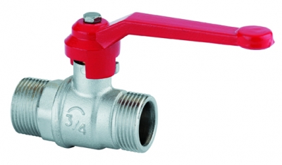 Male/male ball valve